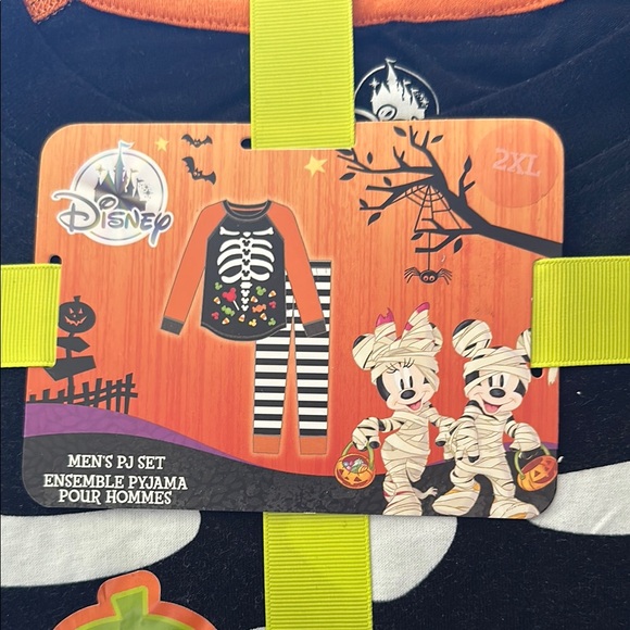 Disney Black and Orange Pajama Set for Cozy Nights - Picture 2 of 4